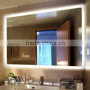 High Quality LED Lighting Anti Fog Rectangle Shape Illuminated Mirror thumbnail-3