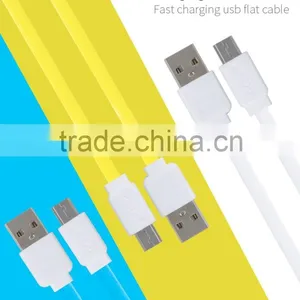 GOLF Fast Charging USB Flat Cable for Android Phone Quick Charge and Data Noodle Micro Cable for Android Device thumbnail-1