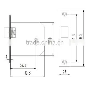 Self Locking Door Lock Price thumbnail-2
