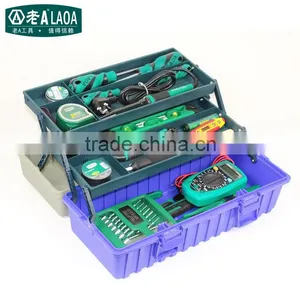 23pcs 55pcs 56pcs Home Use Plastic Toll Box With 3layers Repair Tool Set Telecommunications Tool Set Mobilphone Repair Electric thumbnail-2