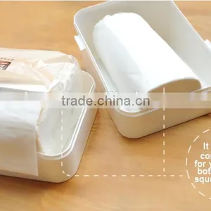Eco-friendly Mini Plastic Decorate Square Tissue Box thumbnail-6