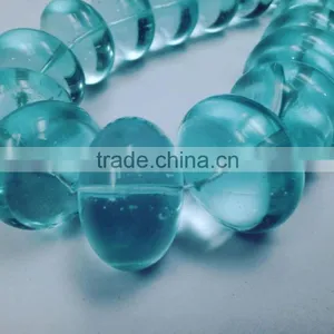 Big Size Glass Beads Rondelle thumbnail-1
