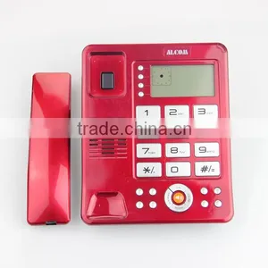 Fashion Red Handsfree 2 Line Caller id Telephone Set thumbnail-4