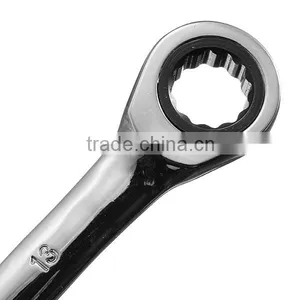 1pc Reversible Combination Stubby Ratchet Wrench Ratcheting Socket Spanner AR-76 thumbnail-6