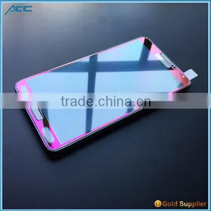 High Quality 9H Hardness 2.5D Round Edge Plating Color Tempered Glass Screen Protector for Samsung Note 4 thumbnail-2
