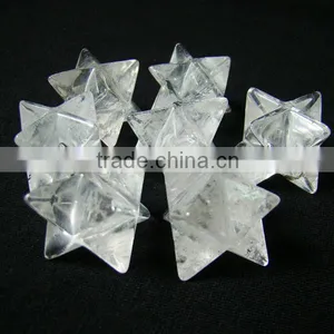 Natural Crystal Quartz Merkaba Star For Wholesale thumbnail-1