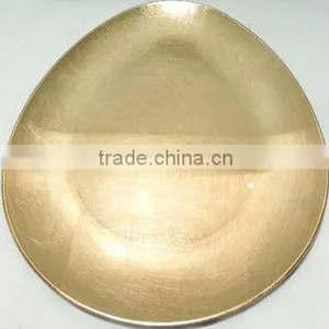 Plastic Gold Charger Plate thumbnail-1