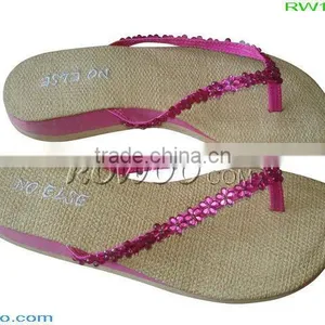 2015 Hand-made Flip Flops With Flowers thumbnail-1