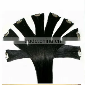 Wholesale Virgin Brazilian Clip in Hair Extensions Virgin Hair Made in China thumbnail-3