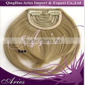 100% High Temperature Fiber Synthetic Hair Incline Bangs Clips in Hair Extensions thumbnail-1