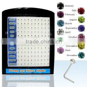 925 Sterling Silver Nose Studs thumbnail-1