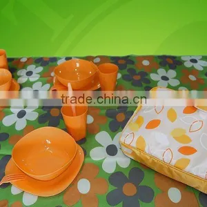 Promotional Portable Picnic Plastic Tableware Set thumbnail-1