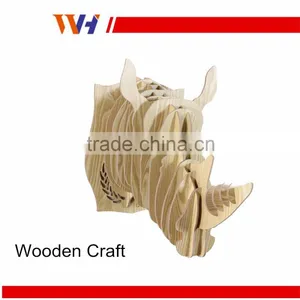 North-Europe Style Wall Hanging Art Home Decoration Animal Wooden Craft thumbnail-2
