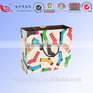 Christmas Printing Socks Pattern Gift Bag,lovely Present Bag thumbnail-1
