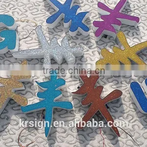 Epoxy Acrylic Led Light Word Samples / Epoxy Luminous Channel Letters / Unsaturated Word Luminous Resin Sample thumbnail-4