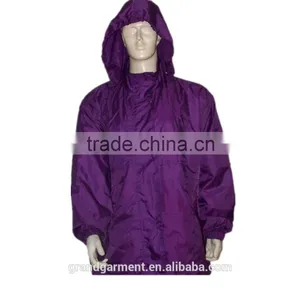 Wholesale Purple Color Women's Rain Jacket thumbnail-1