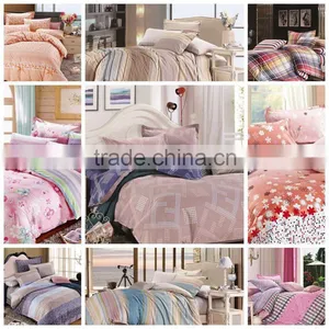 100% Cotton128*68 Pigment Printed Bedding Set thumbnail-1