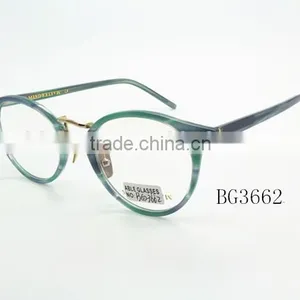 Lady Fashionable Round Acetate Optical Eyewear Wholesale China thumbnail-2