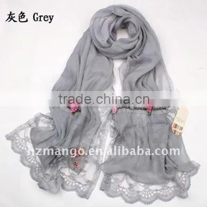 2016 Latest Two Layer Fashion Chiffon Scarf thumbnail-1