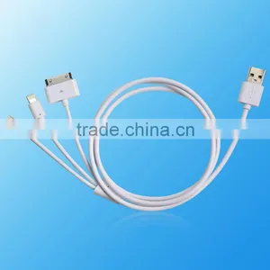 3 In 1 Multi Usb Data Cable For Iphone For Samsung thumbnail-2