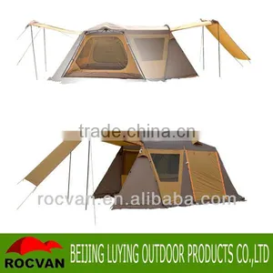 2015 New Style 1 Room 2 Door Big Family Double Layer 5 Person Automatic Camping Tent thumbnail-1