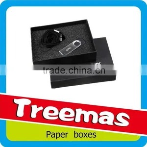 Hat Paper Gift Box With Magnet Customized Box Packaging for USB Flash Disk Supplier in Guangzhou China thumbnail-1
