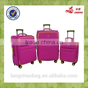 Four Wheels Compass Waterproof Fabric Travel Bag China Wholesale Luggage Sets thumbnail-2