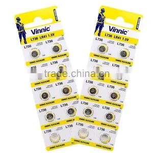 192 Ag3 L736 Lr41 1.5v Alkaline Battery Primary Button Cell Bicycle Light Use thumbnail-3