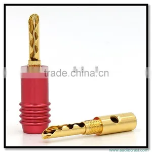 OEM Copper Hollow Connectors Banana Plug Tube Amplifie thumbnail-3