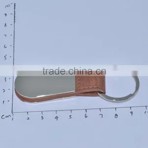 2016 Exhibiton Hot Leather Double Side Key Chain for Custom Logo thumbnail-4