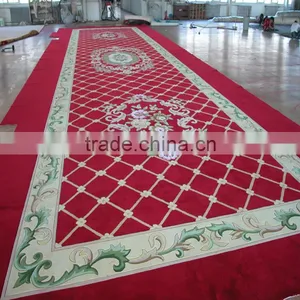 Handmade Area Rugs With Classic Red Design Used Corridor and Loddy thumbnail-4