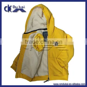 Children's Long Sleeve Jackets With Berber Fleece Lining thumbnail-3
