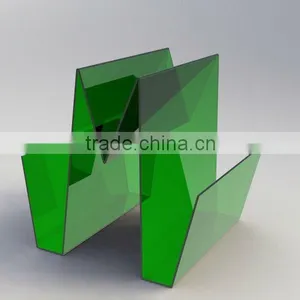 2-Sided Acrylic Magazine/Brochure Rack (Stand/ Display/ Shelf/ Holder /Box) thumbnail-1