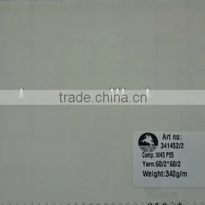 Plain White Poly Wool Fabric for Suit thumbnail-1