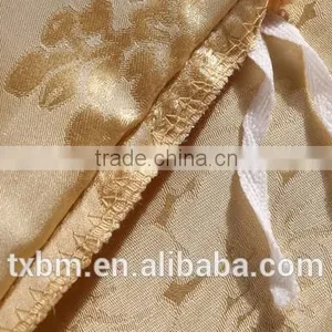 2015 Luxury Golden Yellow Pure Silk 4 Pcs Bedding Sets thumbnail-4