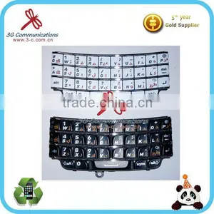 Original Black and White Mobile Phone Keypad for Blackberry BB 9790 Russian Kepad for Blackberry 9790 Keyboard in Low Price thumbnail-1