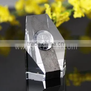 Fashion Customized K9 Crystal Desk Table Clock thumbnail-1