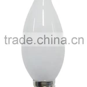 Led Lighting Candle Long Tail With Tail C37 Bulb 6w IC Driver E12 E14 E26 E27 Base CE RoHS Certifications Plastic Plus Aluminium thumbnail-6