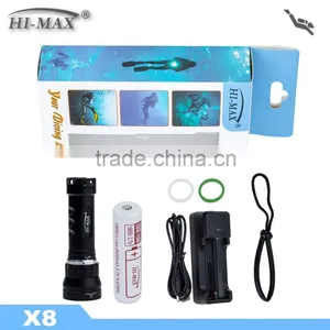 Hi-max Diving Photo & Video Light Led Wide Beam 120 Magnetic Switch Diving Video Light thumbnail-6