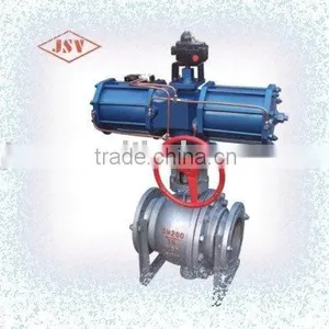 Pneumatic Cast Iron Ball Valve With Handle thumbnail-1