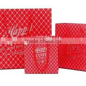 Happy Time Just for You Paper Bag Red Color thumbnail-2