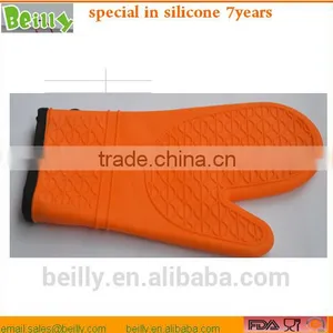BBQ Grilling Heat Resistantsilicon Glove Custom Logo Silicone Hot Pads Gloves thumbnail-4