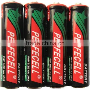 Top Salling Pvc Jacket aa R6p Um-3 1.5v Zinc Carbon Battery thumbnail-2