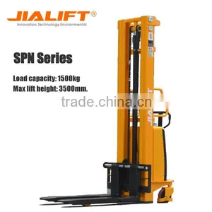 1500KG, 3500mm Walkie Half Electric Forklift SPN15 thumbnail-1