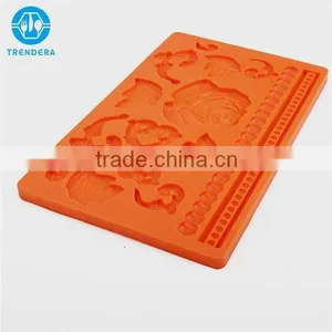 Beautiful Flower Leaf Shaped Silicone Decorating Cake Tools thumbnail-2