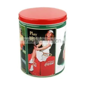 Round Shape Tea Tin Box thumbnail-3