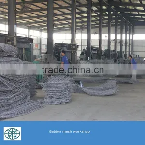 Zinc95% Al5% Coated Galfan Wire Gabion Box Made of Hexagonal Wire Mesh for Rockfall Netting thumbnail-5