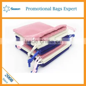 Velvet Pouch Bag Velvet Drawstring Bags Lint Drawstring Bag thumbnail-4