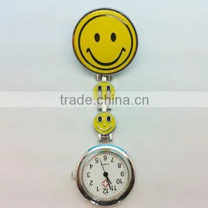 High Quality Water Resistant Smile Face Japan Movement Alloy Nurse Watch thumbnail-1
