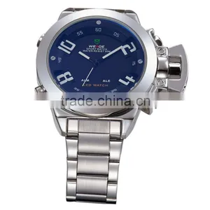 2015 Best Watch Stainless Steel Caseback Japan Movement WatchCheap Men Watch Wrist Watch WH1008-1C thumbnail-3